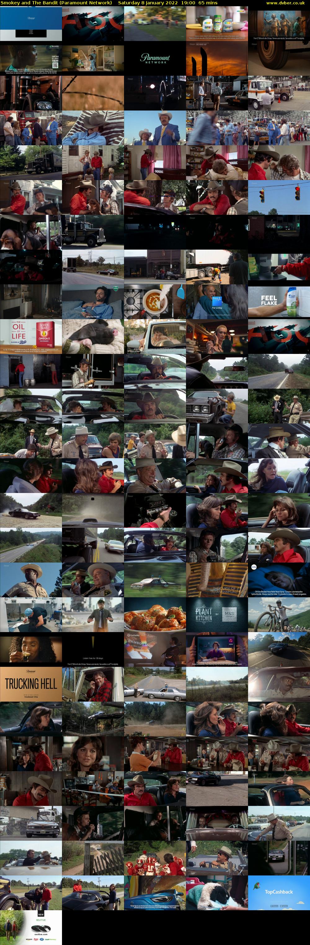 Smokey and The Bandit (Paramount Network) Saturday 8 January 2022 19:00 - 20:05
