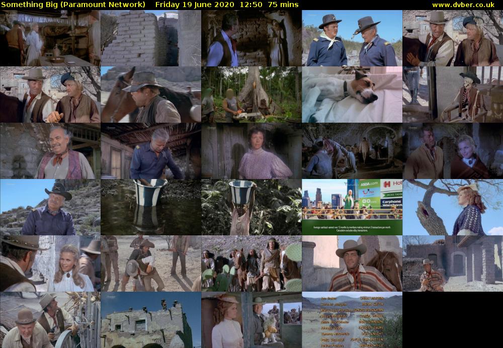 Something Big (Paramount Network) Friday 19 June 2020 12:50 - 14:05
