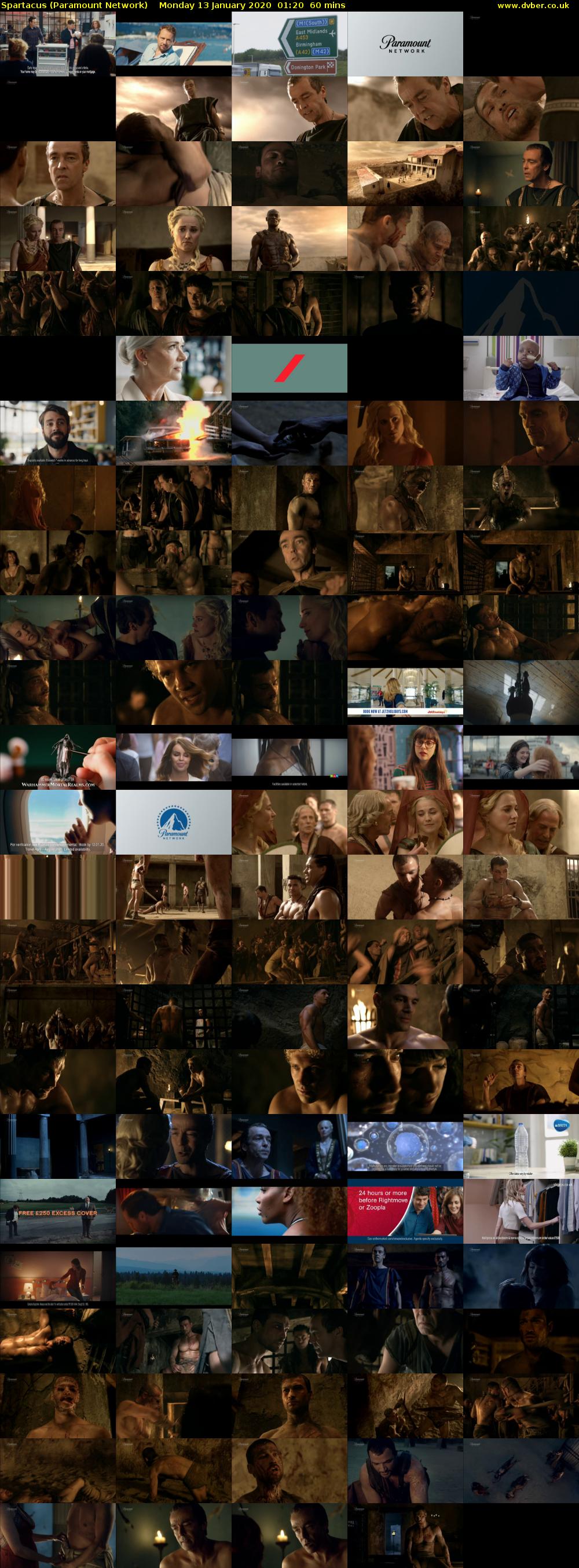 Spartacus (Paramount Network) Monday 13 January 2020 01:20 - 02:20
