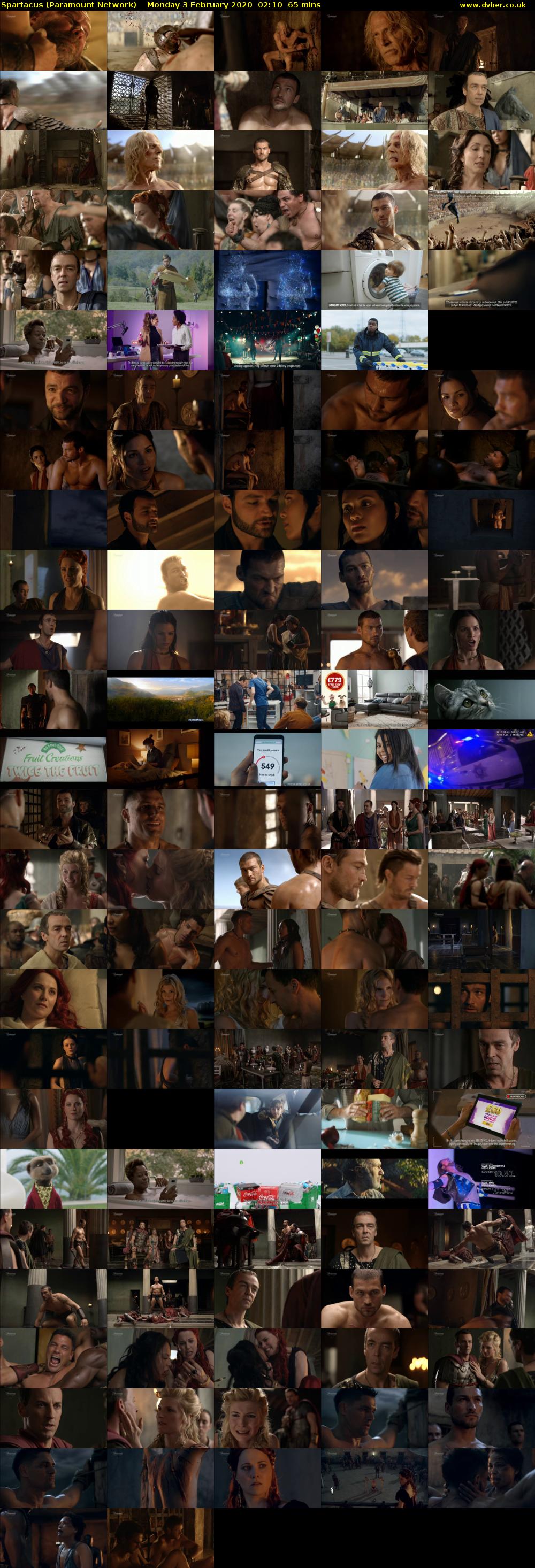 Spartacus (Paramount Network) Monday 3 February 2020 02:10 - 03:15