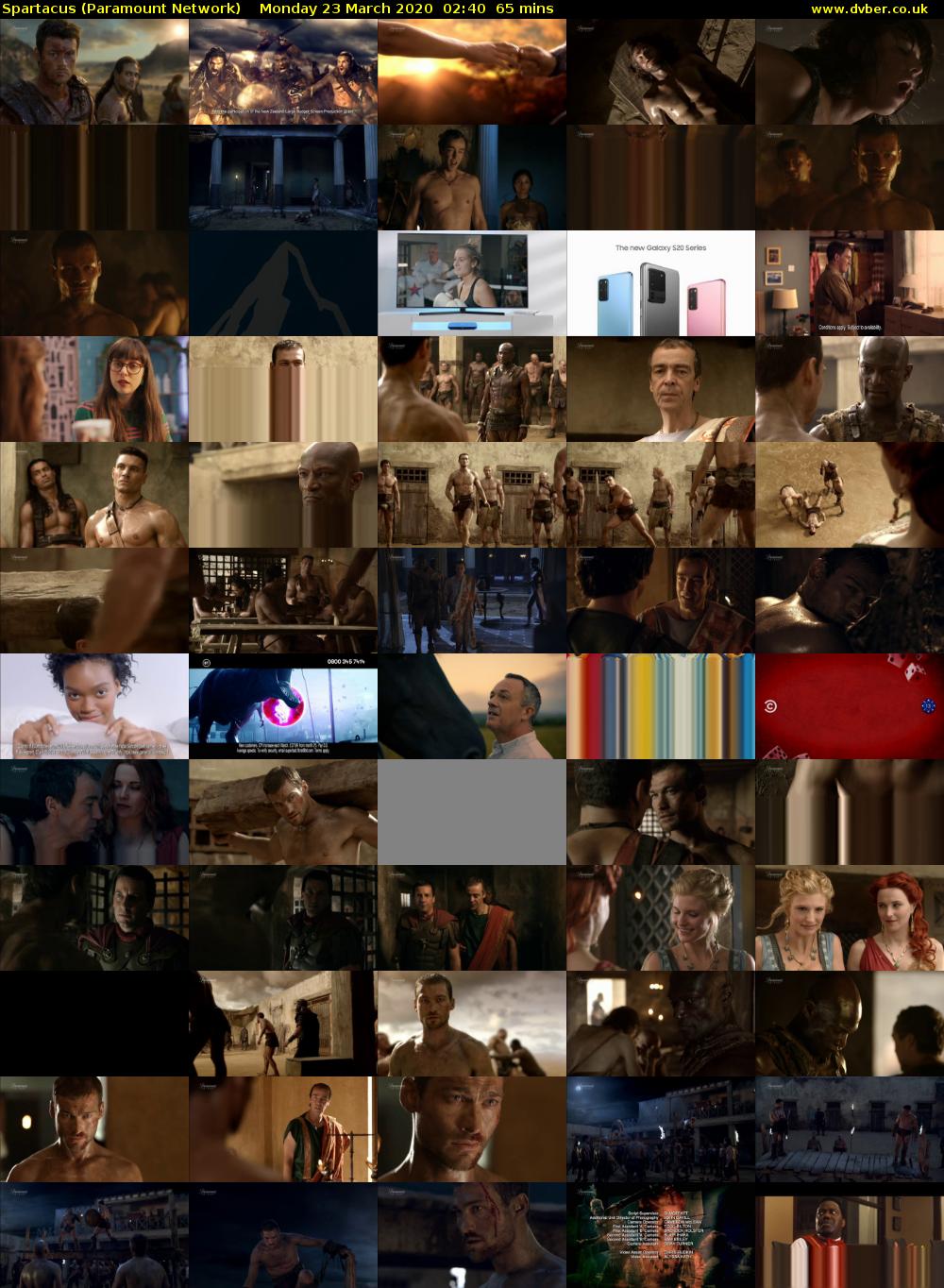 Spartacus (Paramount Network) Monday 23 March 2020 02:40 - 03:45