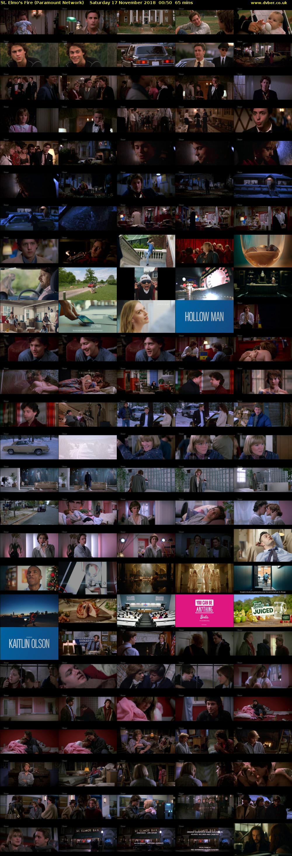 St. Elmo's Fire (Paramount Network) Saturday 17 November 2018 00:50 - 01:55
