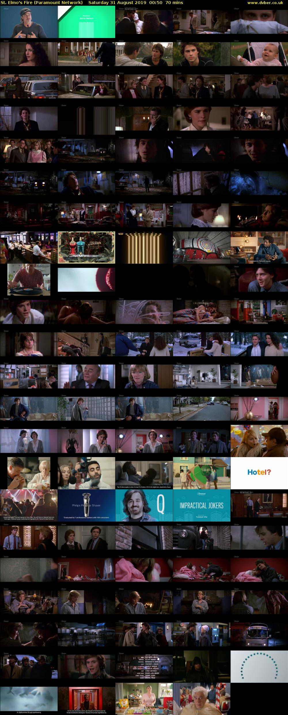 St. Elmo's Fire (Paramount Network) Saturday 31 August 2019 00:50 - 02:00