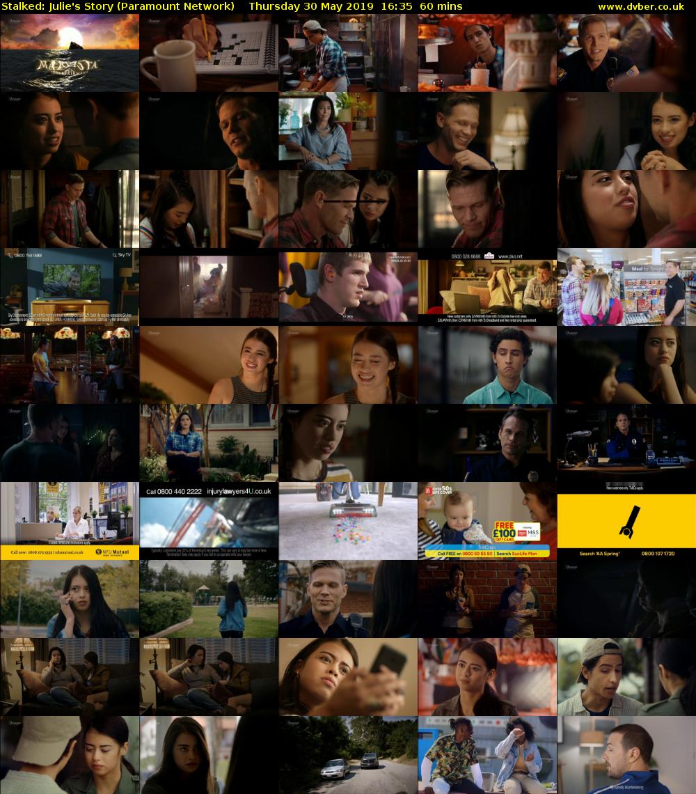 Stalked: Julie's Story (Paramount Network) Thursday 30 May 2019 16:35 - 17:35