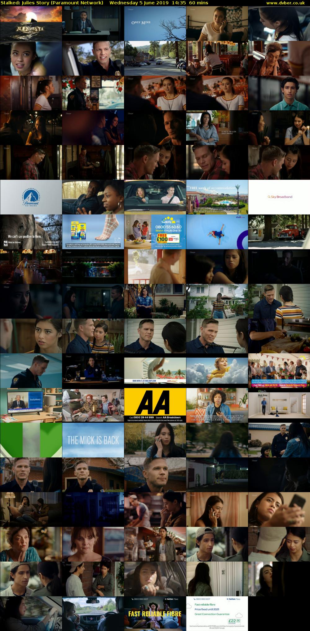 Stalked: Julies Story (Paramount Network) Wednesday 5 June 2019 14:35 - 15:35
