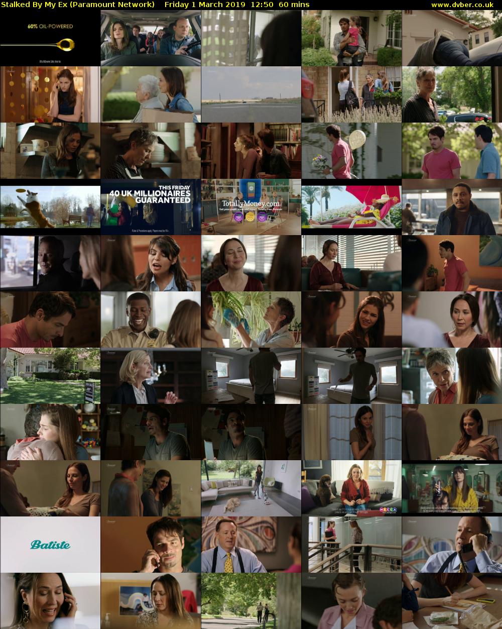 Stalked By My Ex (Paramount Network) Friday 1 March 2019 12:50 - 13:50
