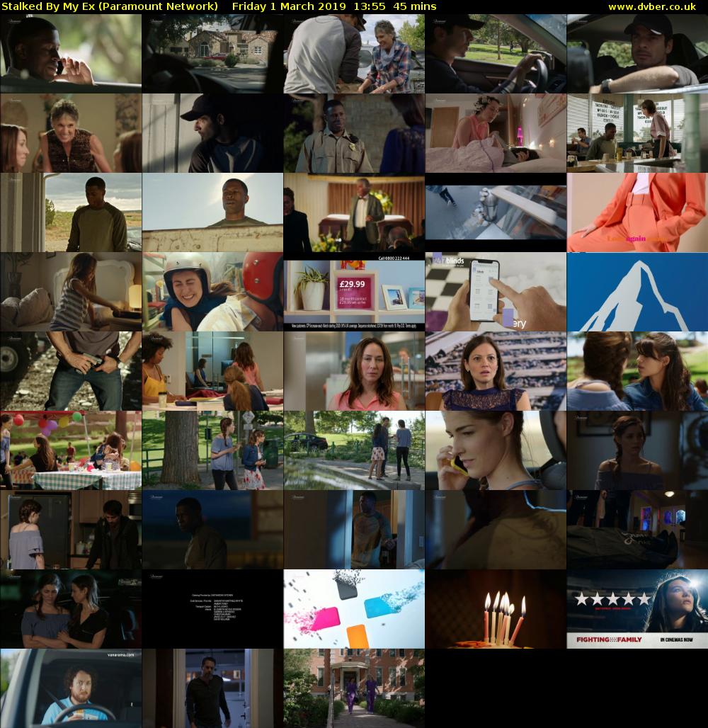 Stalked By My Ex (Paramount Network) Friday 1 March 2019 13:55 - 14:40