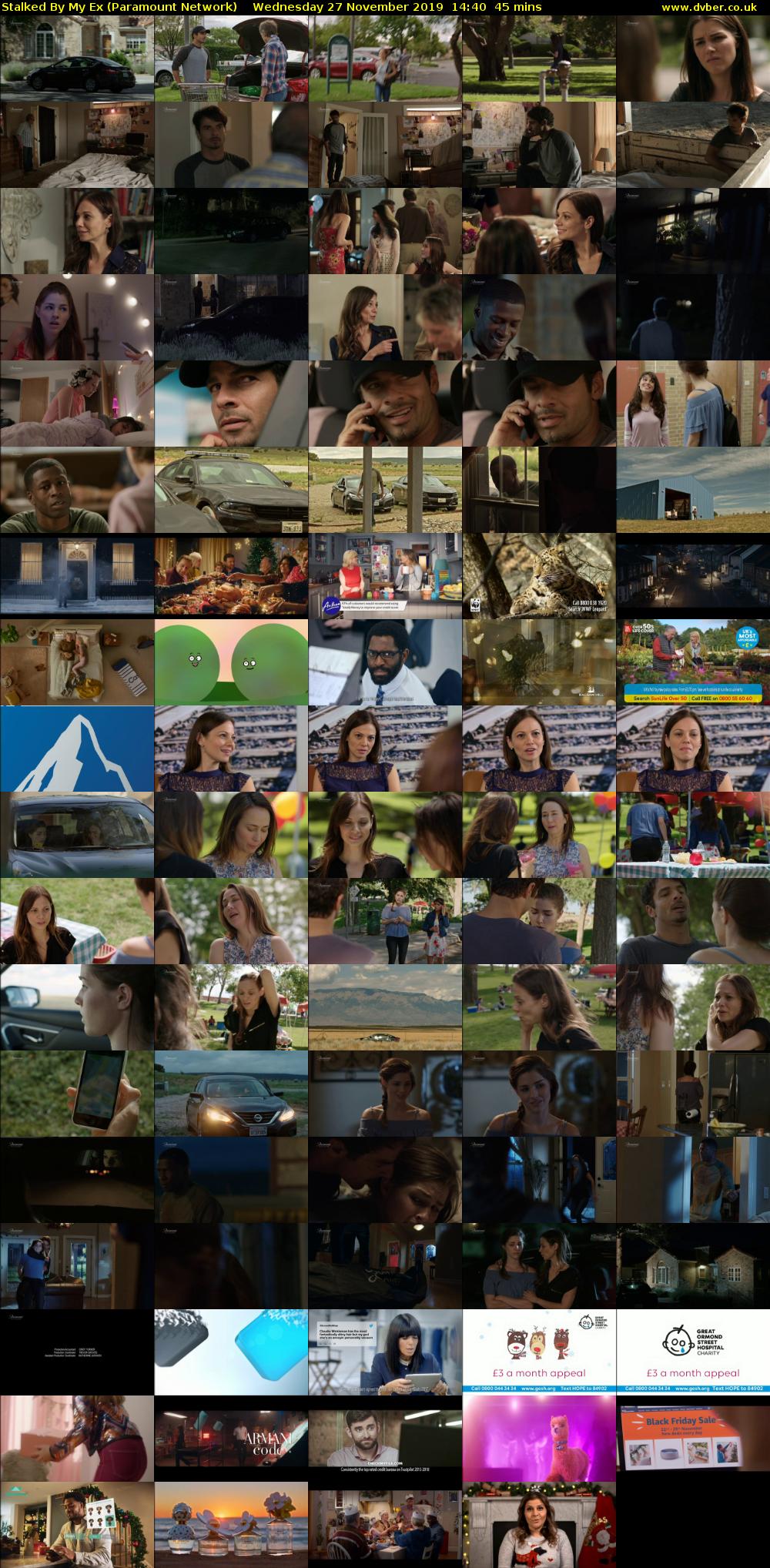 Stalked By My Ex (Paramount Network) Wednesday 27 November 2019 14:40 - 15:25