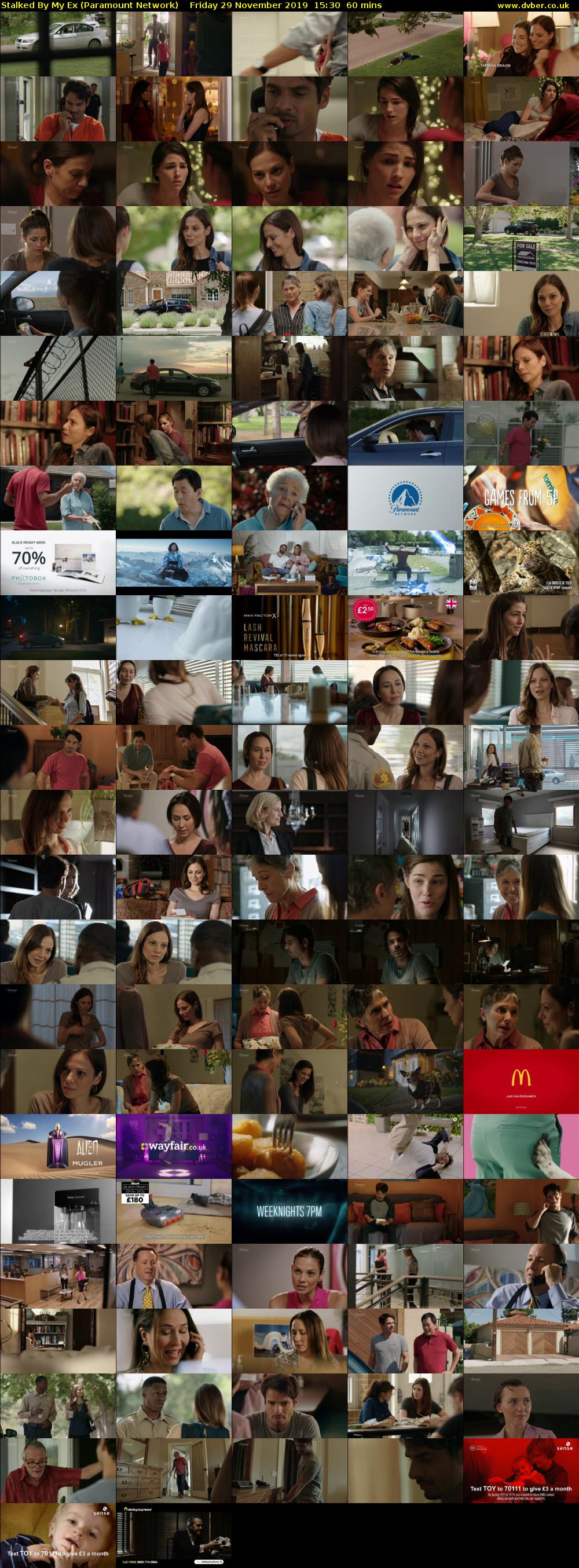 Stalked By My Ex (Paramount Network) Friday 29 November 2019 15:30 - 16:30
