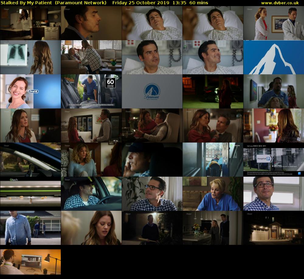 Stalked By My Patient  (Paramount Network) Friday 25 October 2019 13:35 - 14:35