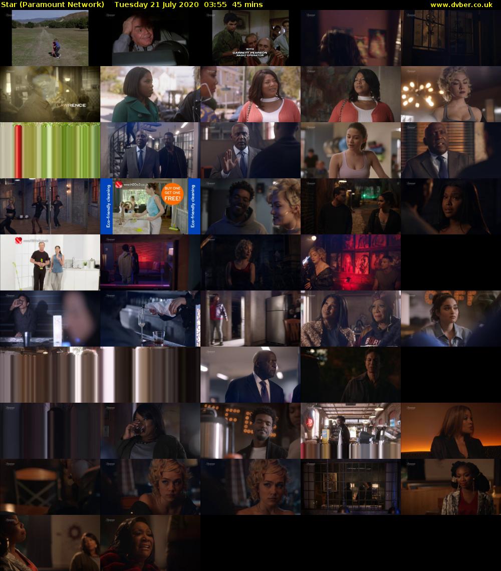 Star (Paramount Network) Tuesday 21 July 2020 03:55 - 04:40