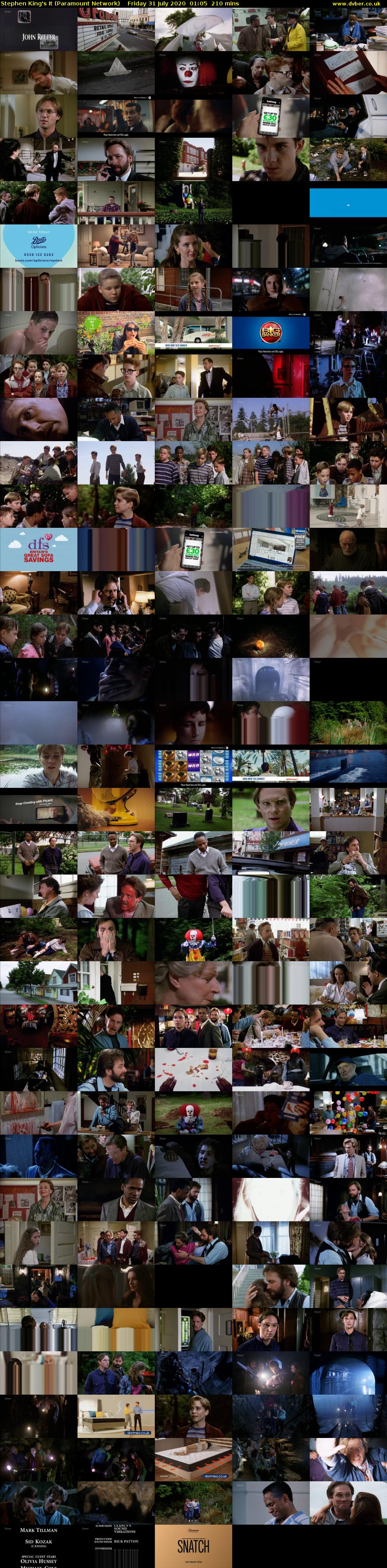 Stephen King's It (Paramount Network) Friday 31 July 2020 01:05 - 04:35