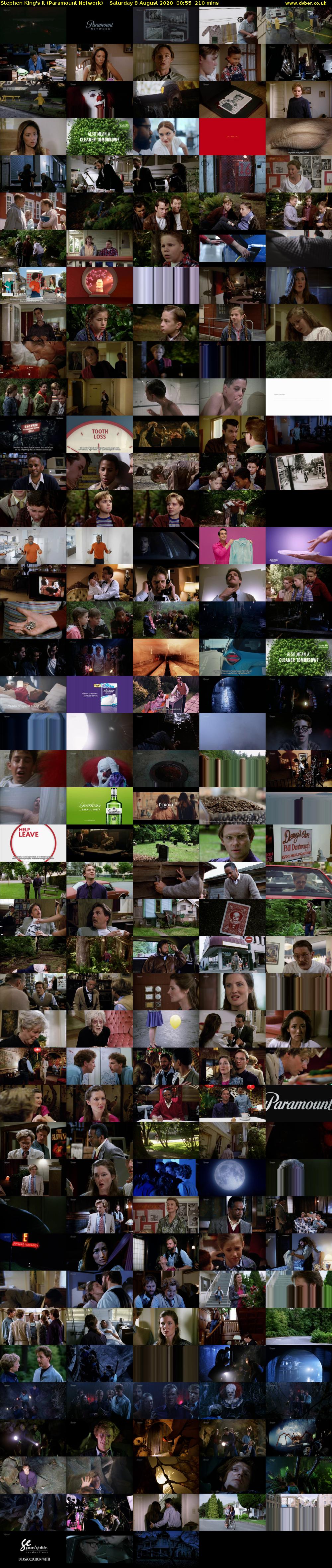 Stephen King's It (Paramount Network) Saturday 8 August 2020 00:55 - 04:25