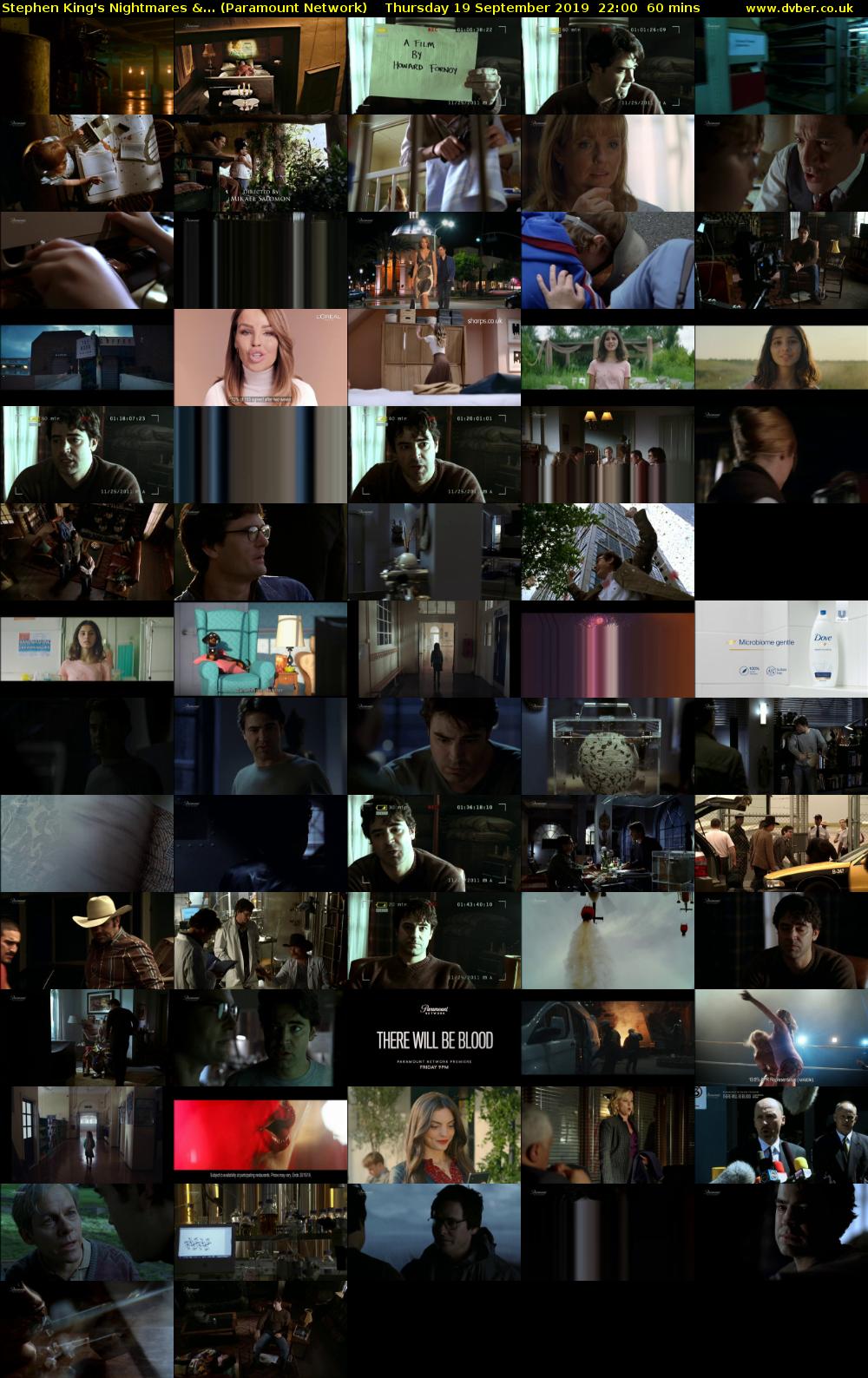 Stephen King's Nightmares &... (Paramount Network) Thursday 19 September 2019 22:00 - 23:00