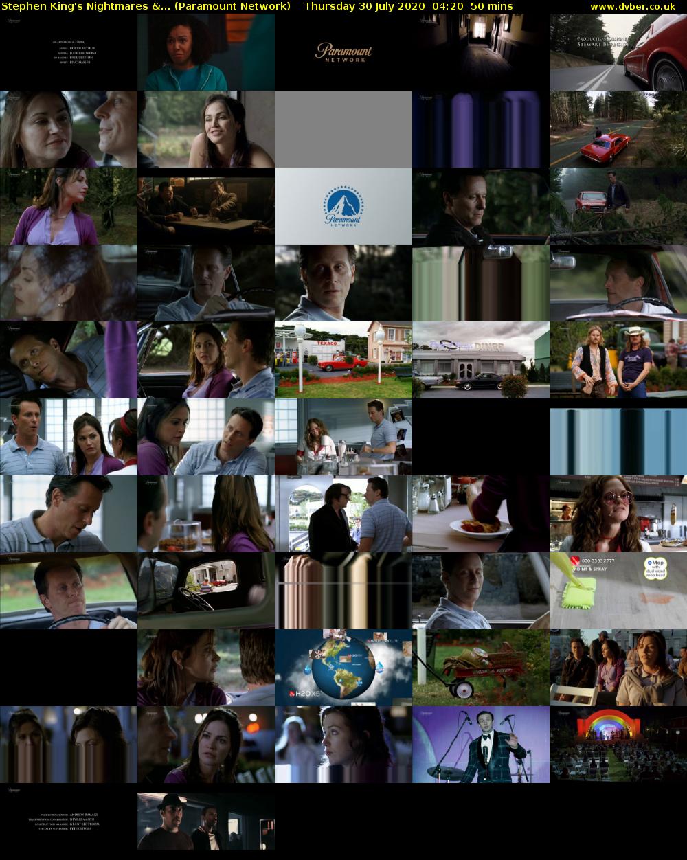 Stephen King's Nightmares &... (Paramount Network) Thursday 30 July 2020 04:20 - 05:10