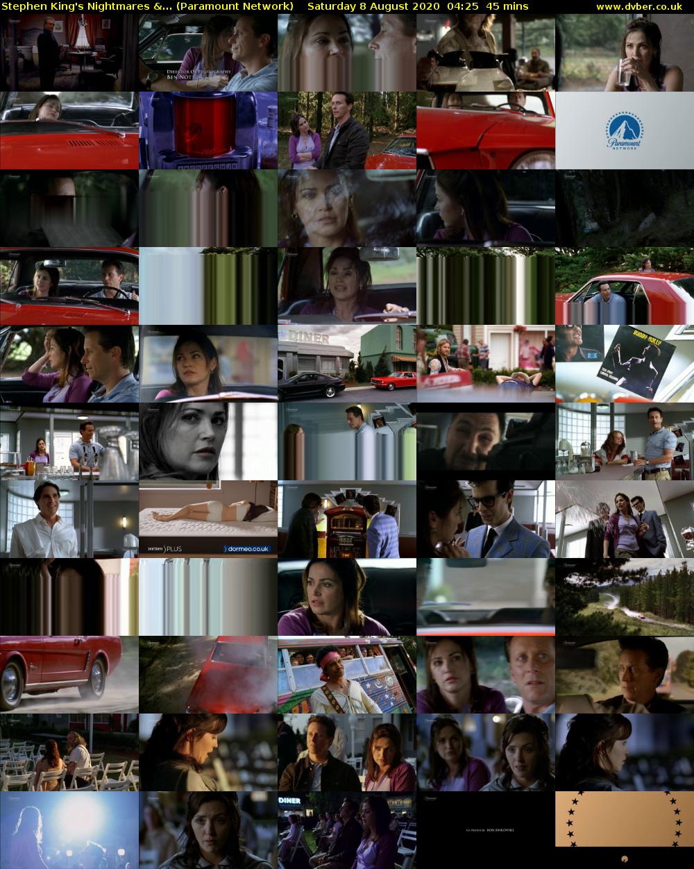 Stephen King's Nightmares &... (Paramount Network) Saturday 8 August 2020 04:25 - 05:10