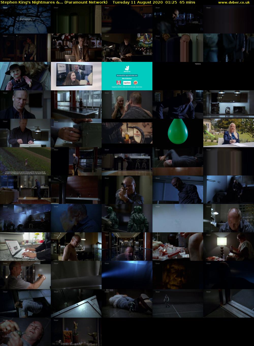 Stephen King's Nightmares &... (Paramount Network) Tuesday 11 August 2020 01:25 - 02:30