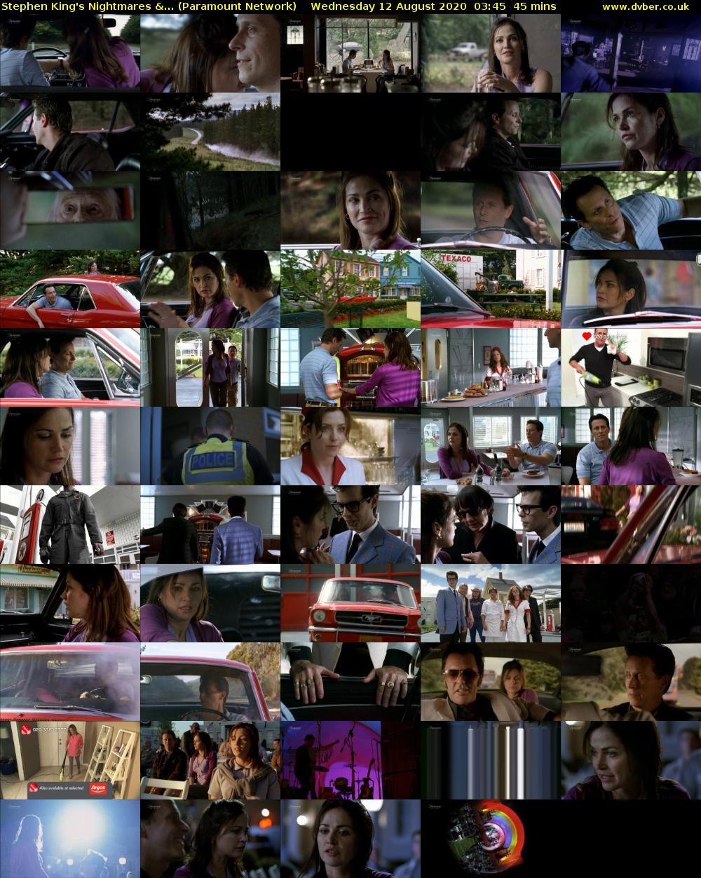 Stephen King's Nightmares &... (Paramount Network) Wednesday 12 August 2020 03:45 - 04:30