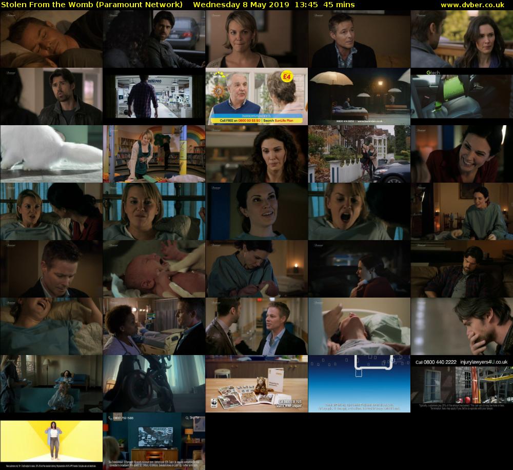Stolen From the Womb (Paramount Network) Wednesday 8 May 2019 13:45 - 14:30