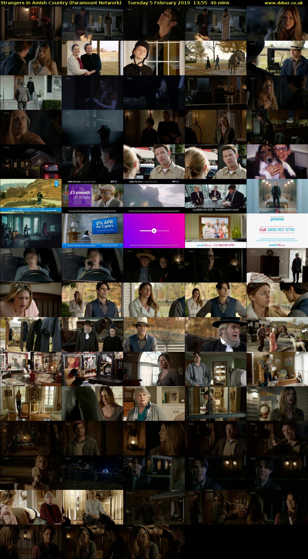 Strangers In Amish Country (Paramount Network) Tuesday 5 February 2019 13:55 - 14:35
