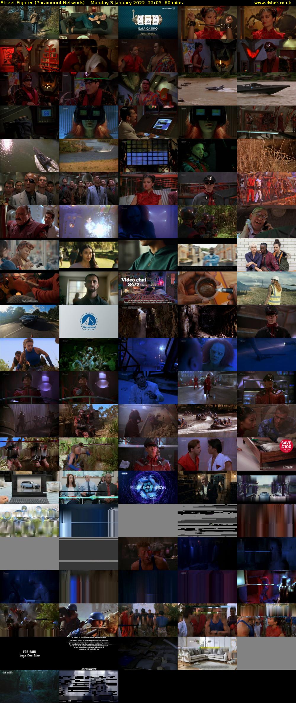 Street Fighter (Paramount Network) Monday 3 January 2022 22:05 - 23:05