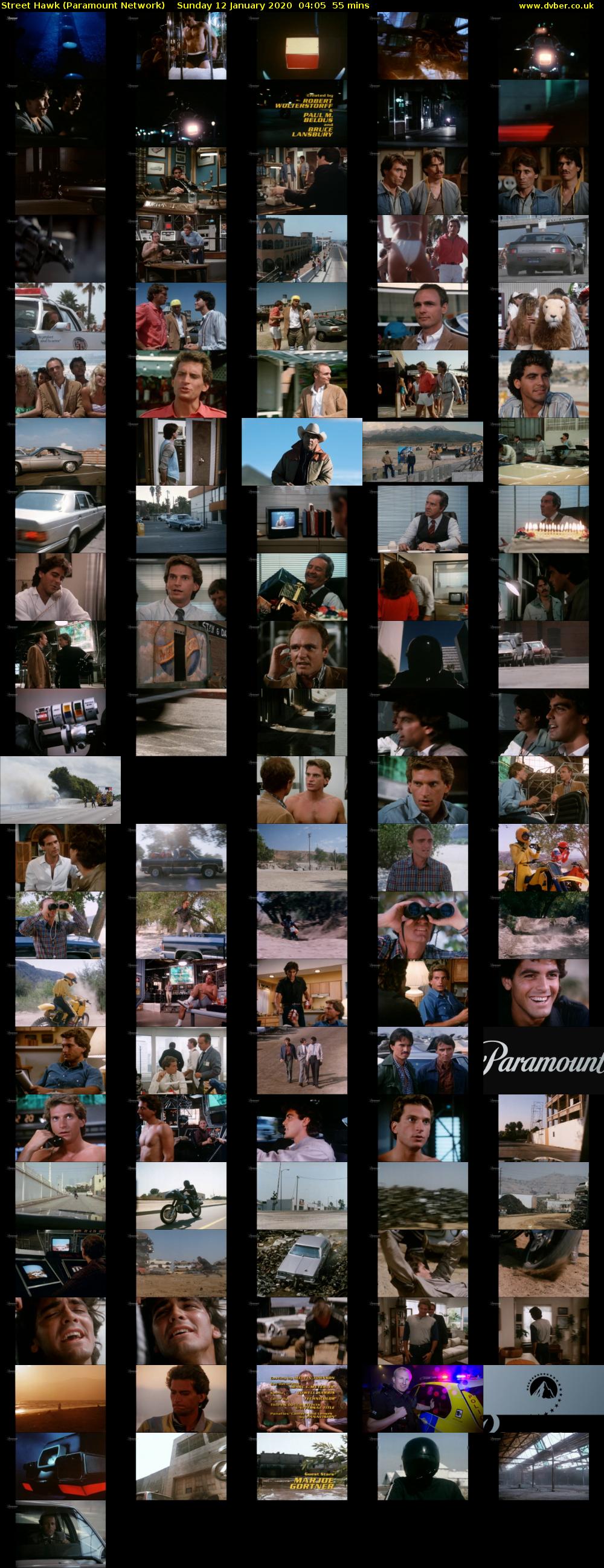 Street Hawk (Paramount Network) Sunday 12 January 2020 04:05 - 05:00