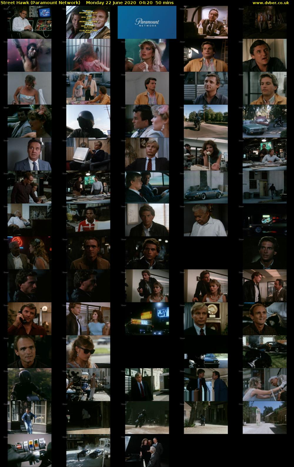 Street Hawk (Paramount Network) Monday 22 June 2020 04:20 - 05:10