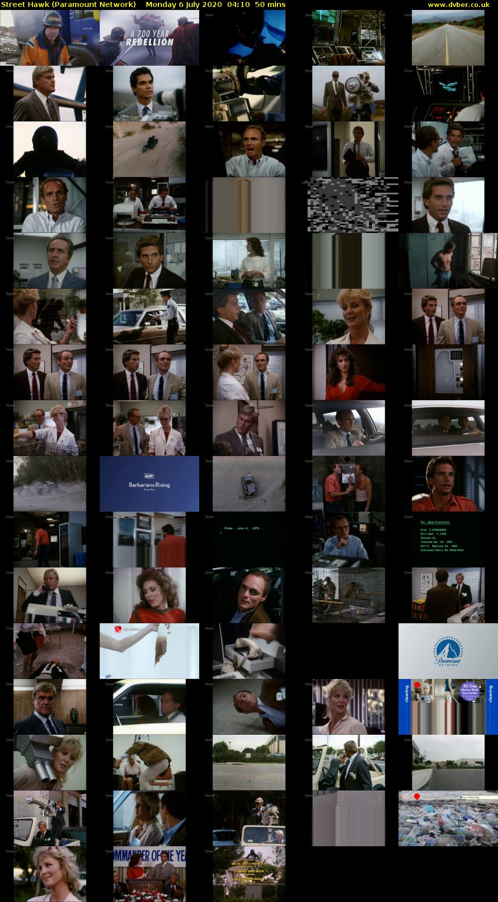 Street Hawk (Paramount Network) Monday 6 July 2020 04:10 - 05:00