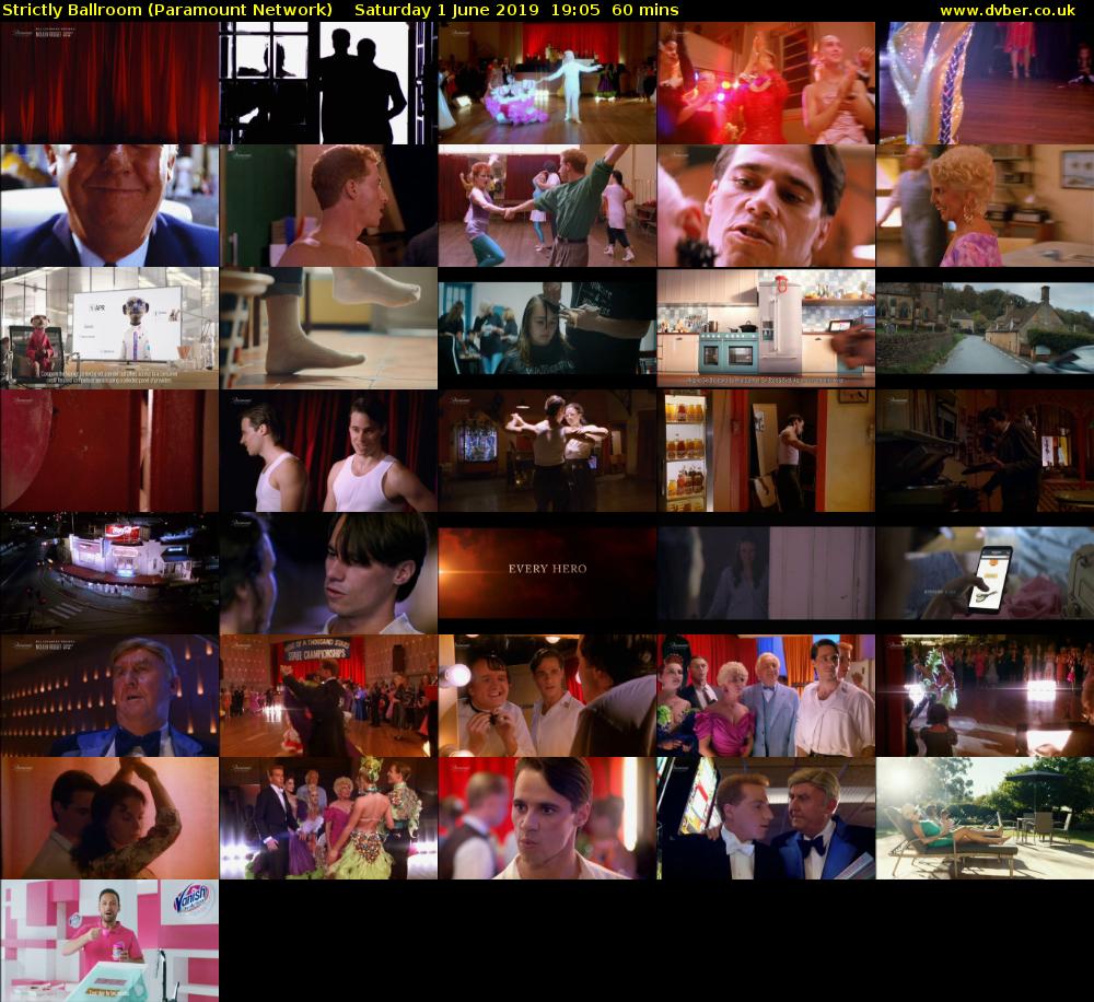 Strictly Ballroom (Paramount Network) Saturday 1 June 2019 19:05 - 20:05