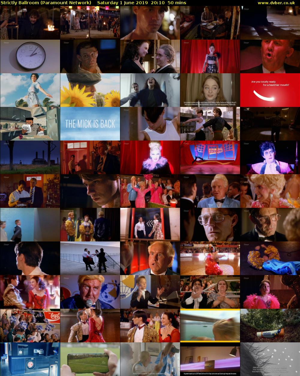 Strictly Ballroom (Paramount Network) Saturday 1 June 2019 20:10 - 21:00