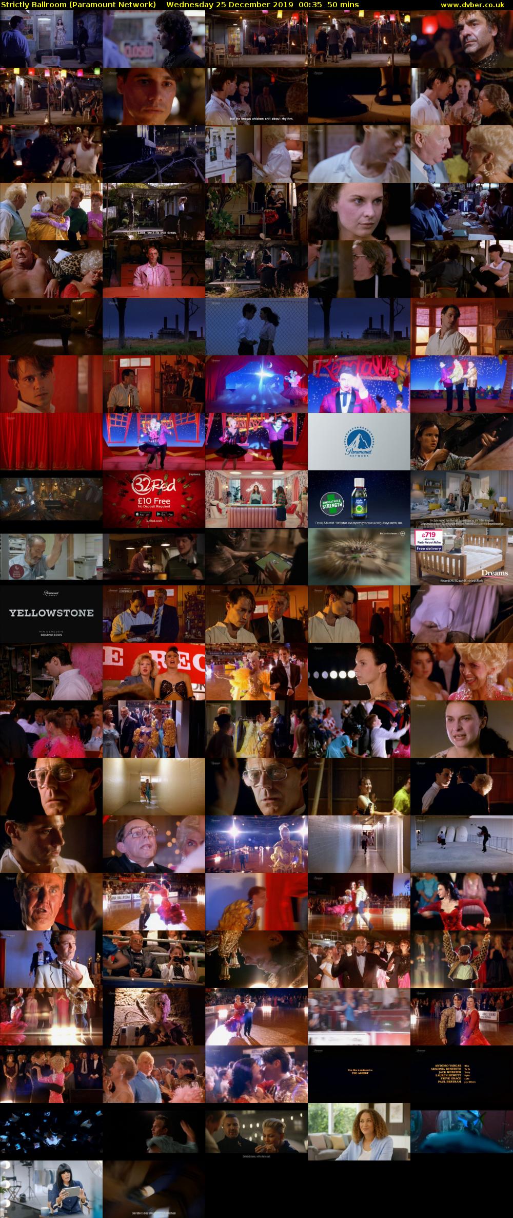 Strictly Ballroom (Paramount Network) Wednesday 25 December 2019 00:35 - 01:25