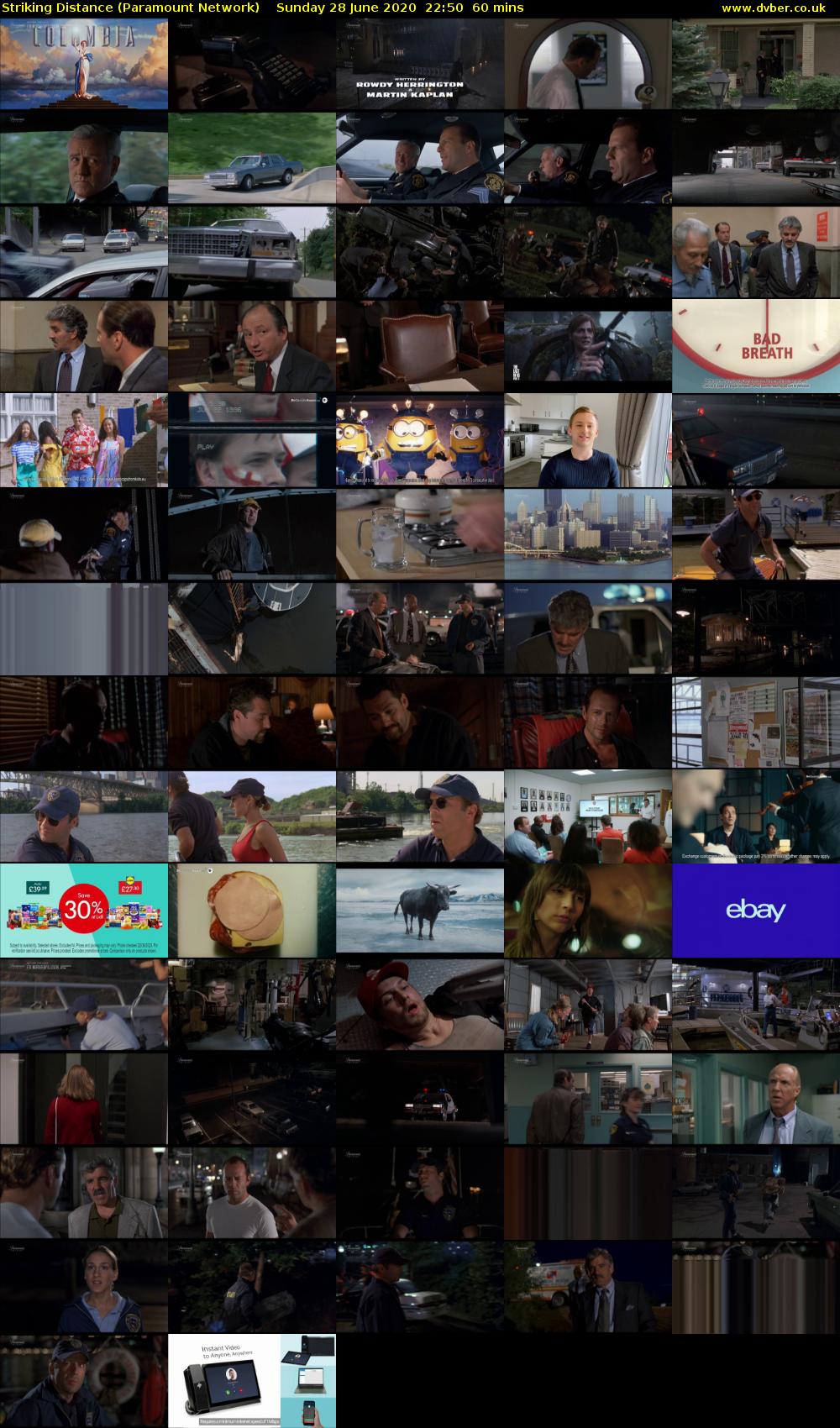 Striking Distance (Paramount Network) Sunday 28 June 2020 22:50 - 23:50