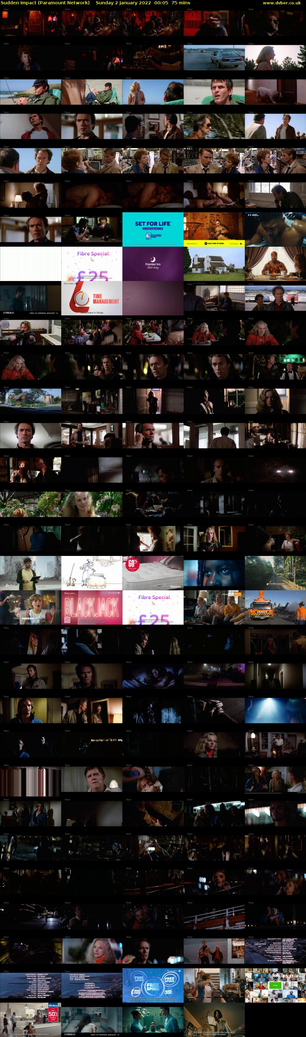 Sudden Impact (Paramount Network) Sunday 2 January 2022 00:05 - 01:20