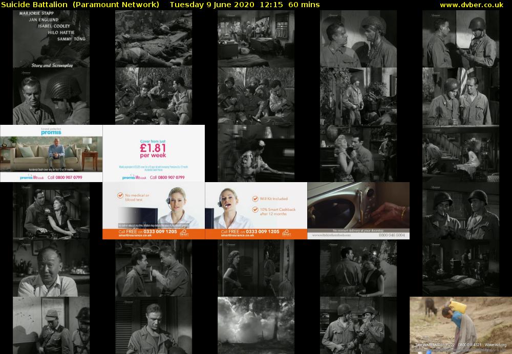 Suicide Battalion  (Paramount Network) Tuesday 9 June 2020 12:15 - 13:15