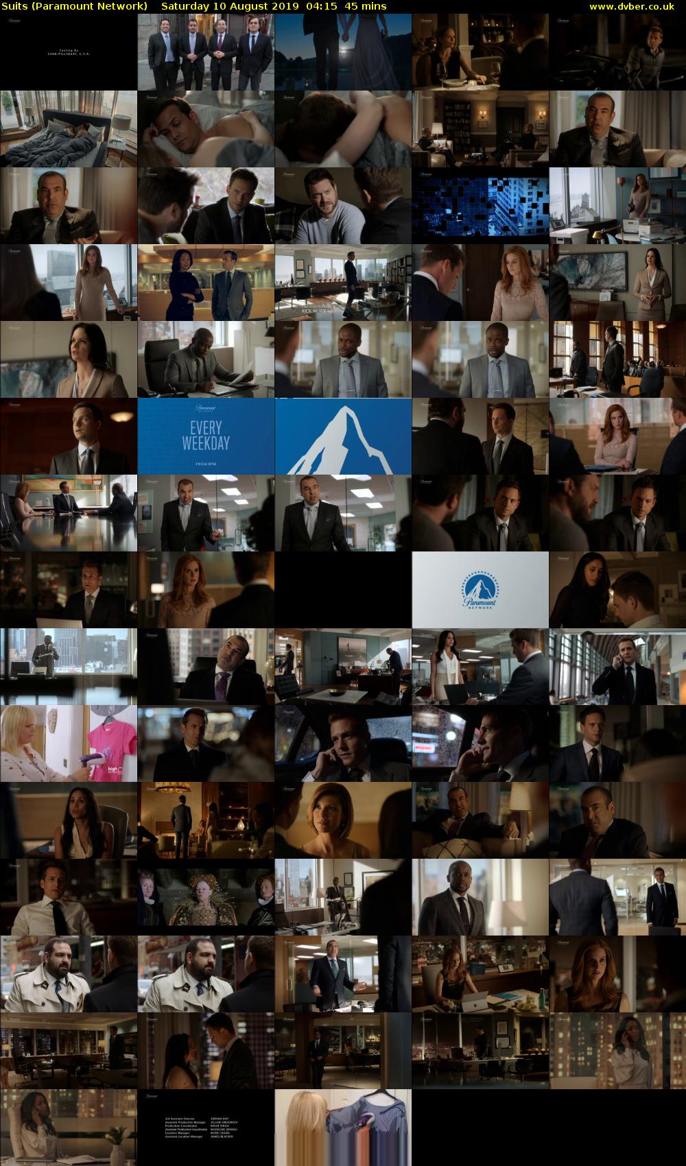 Suits (Paramount Network) Saturday 10 August 2019 04:15 - 05:00