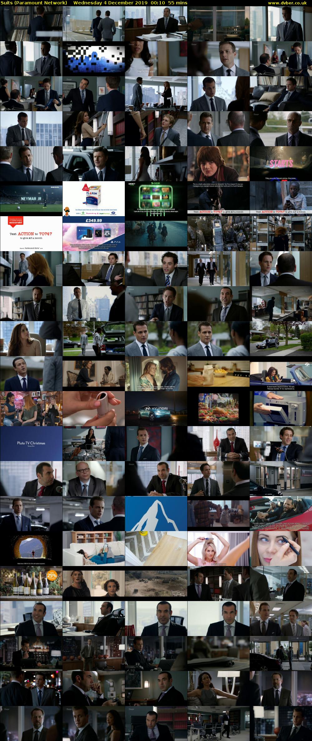 Suits (Paramount Network) Wednesday 4 December 2019 00:10 - 01:05