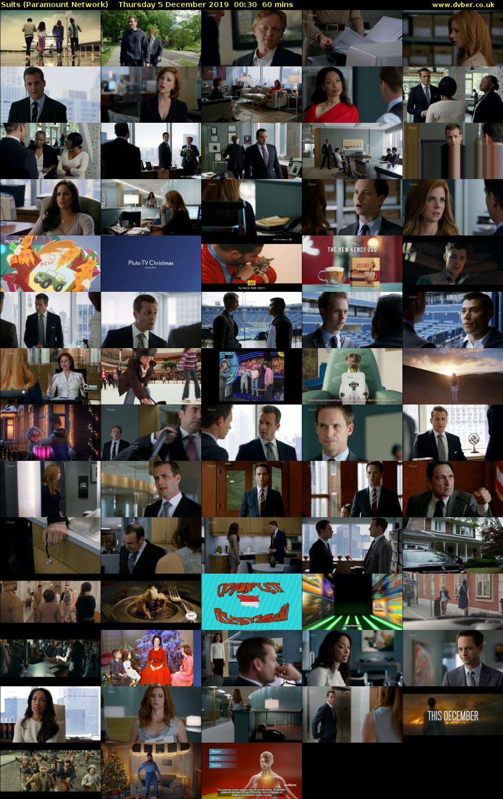 Suits (Paramount Network) Thursday 5 December 2019 00:30 - 01:30