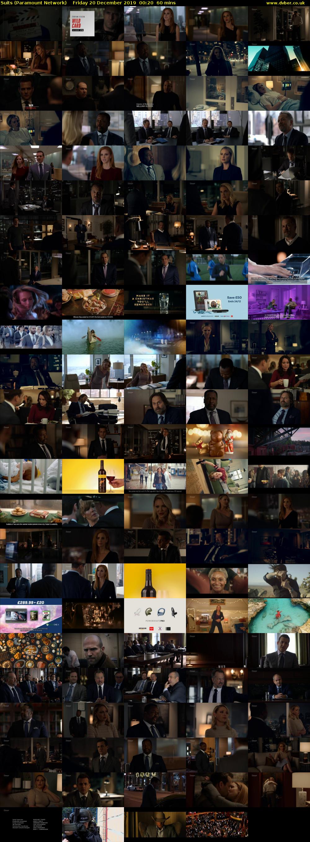 Suits (Paramount Network) Friday 20 December 2019 00:20 - 01:20