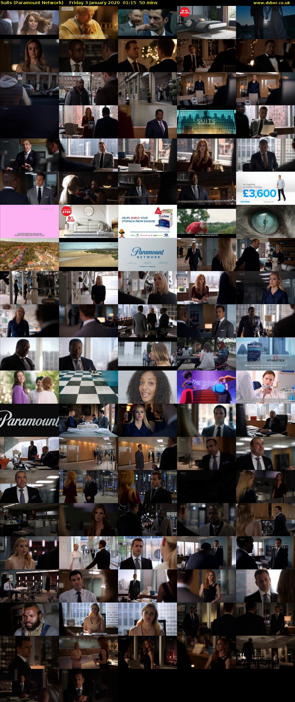 Suits (Paramount Network) Friday 3 January 2020 01:15 - 02:05
