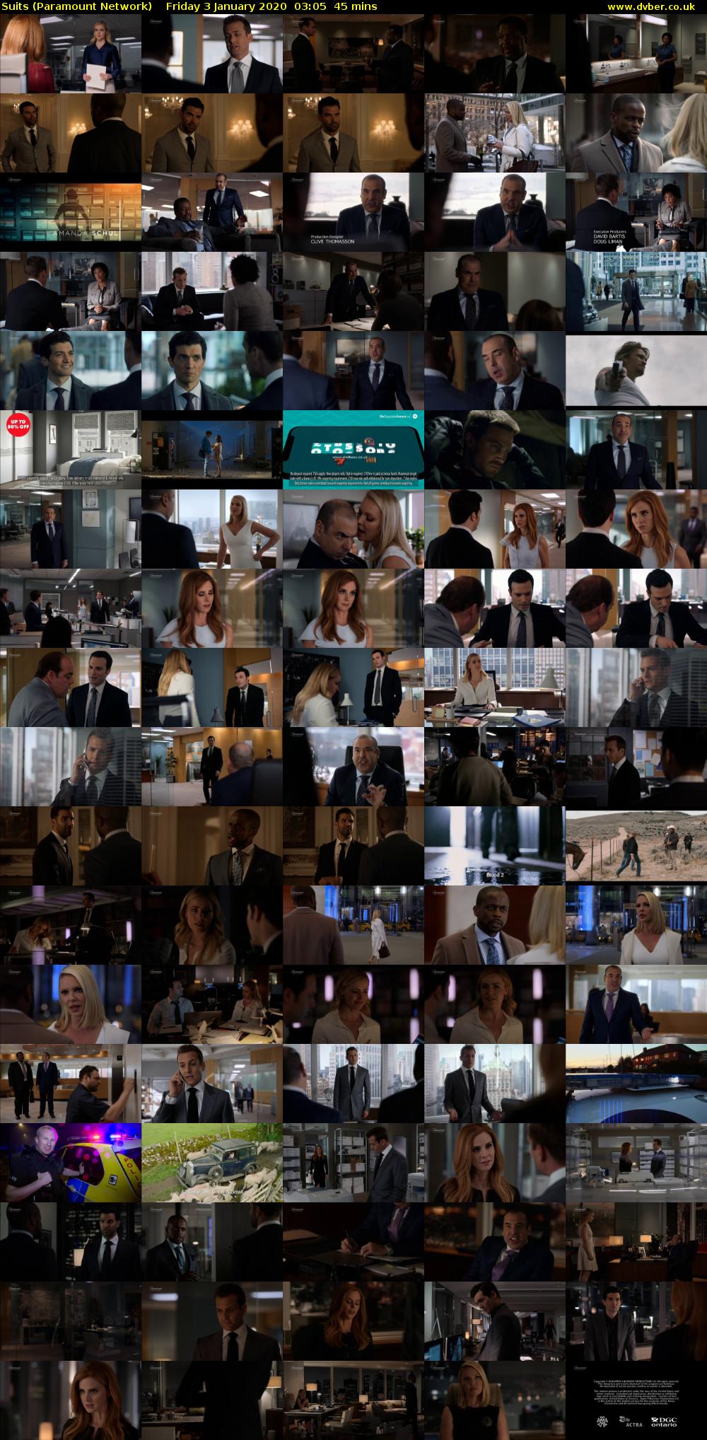 Suits (Paramount Network) Friday 3 January 2020 03:05 - 03:50
