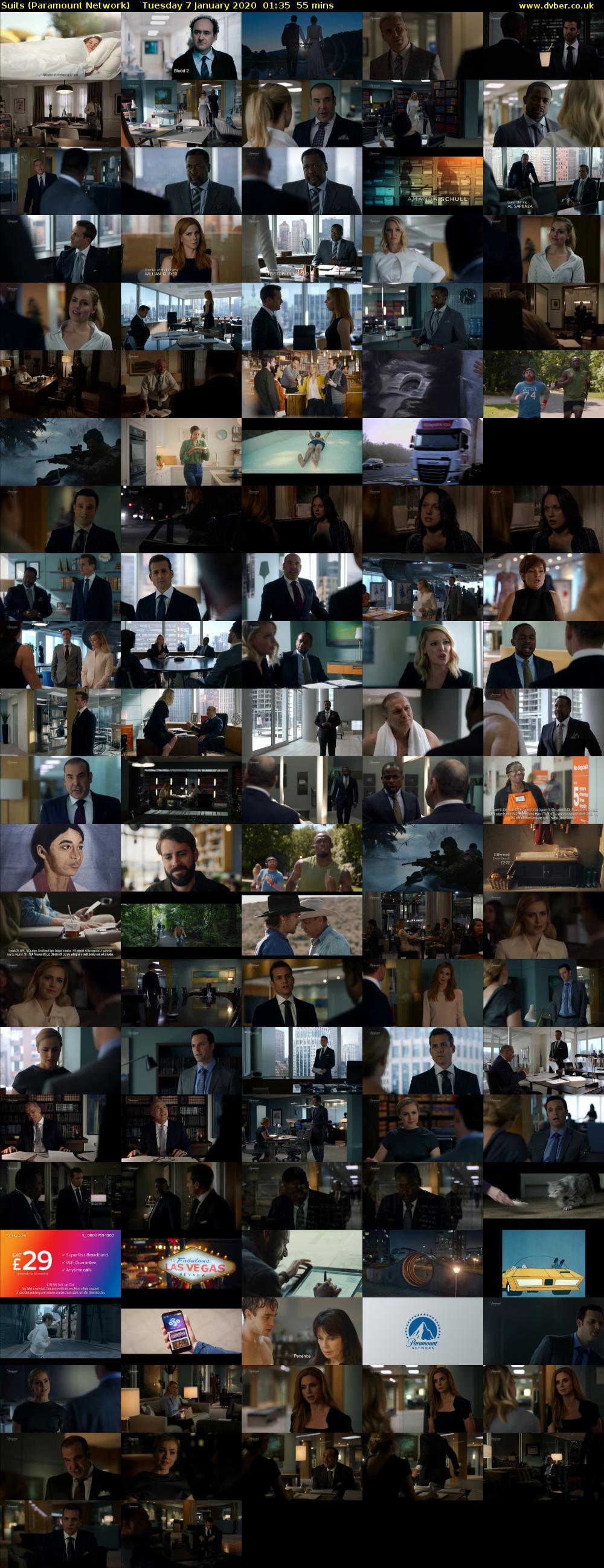 Suits (Paramount Network) Tuesday 7 January 2020 01:35 - 02:30
