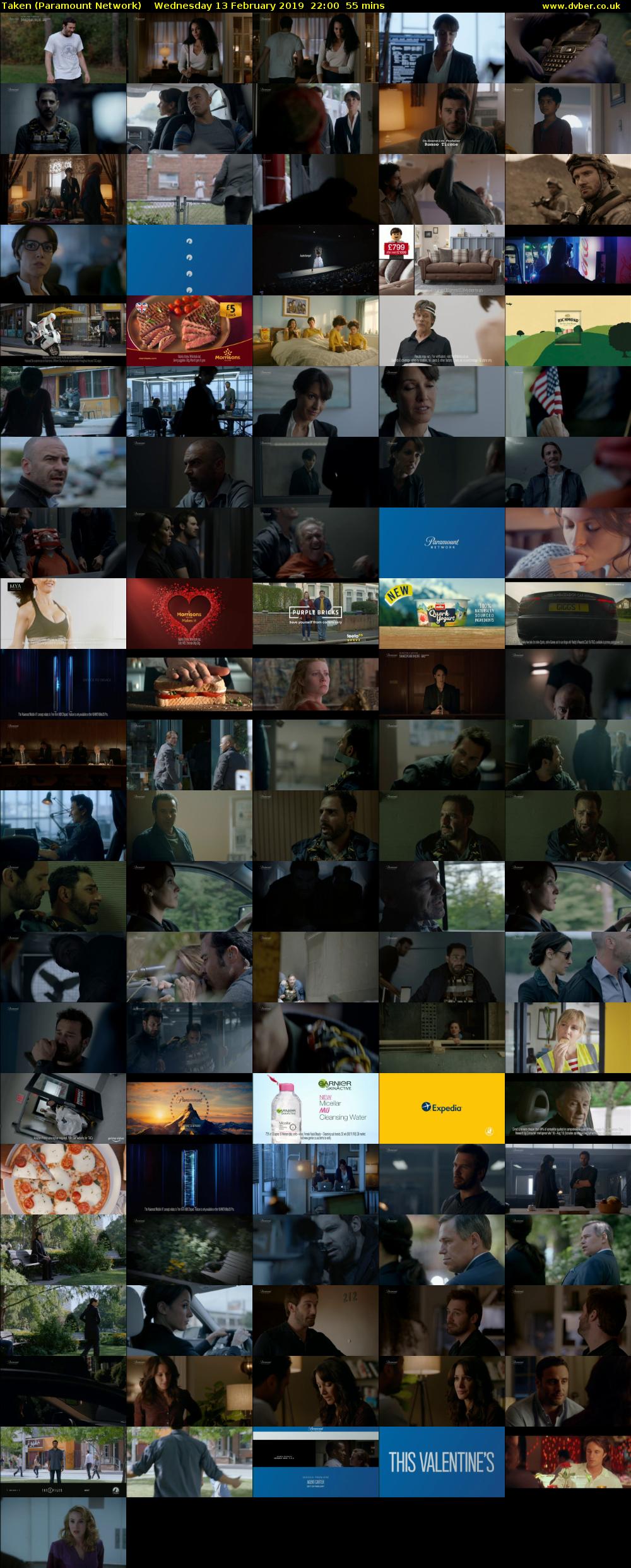 Taken (Paramount Network) Wednesday 13 February 2019 22:00 - 22:55