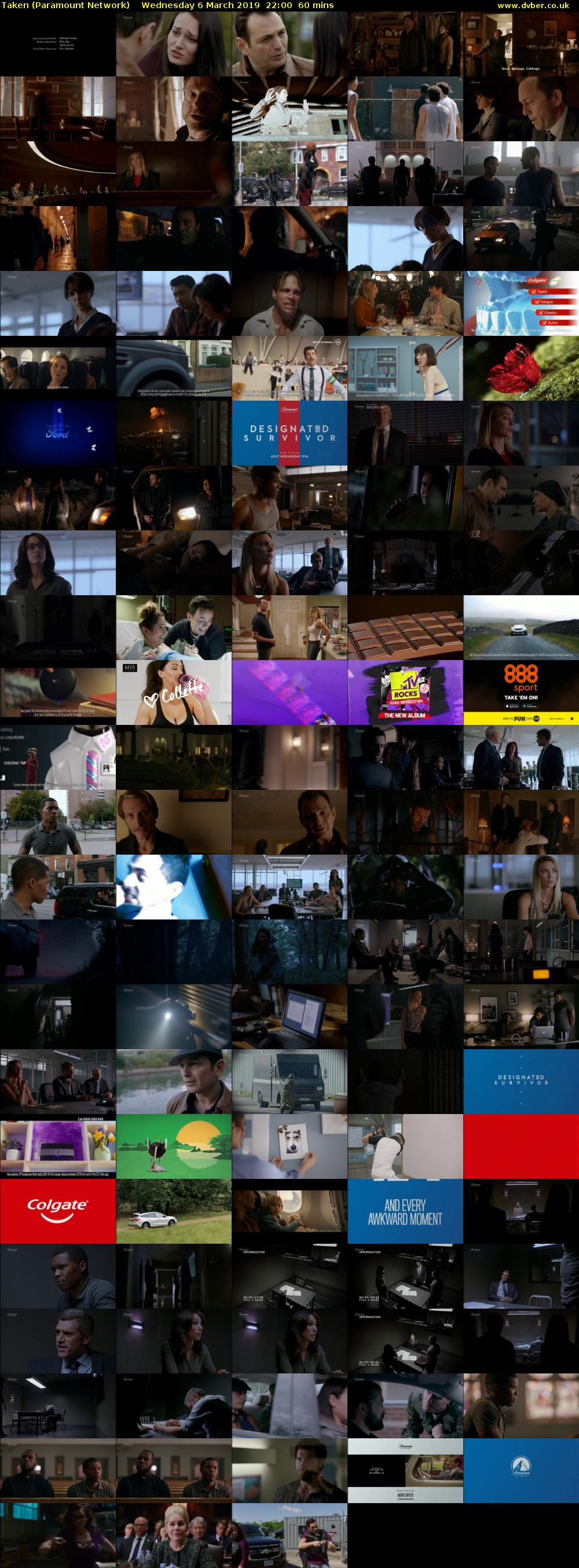 Taken (Paramount Network) Wednesday 6 March 2019 22:00 - 23:00