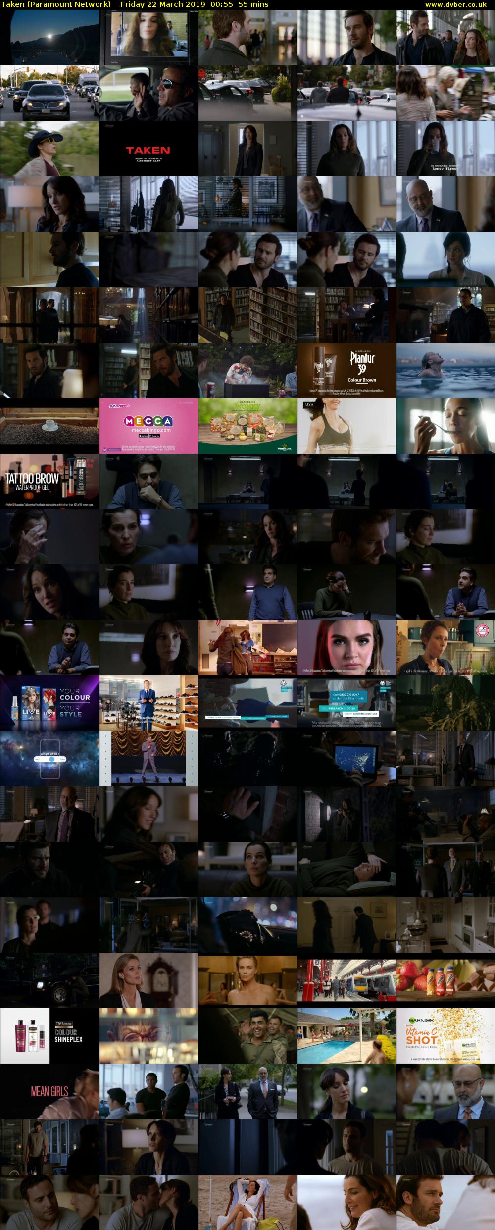 Taken (Paramount Network) Friday 22 March 2019 00:55 - 01:50