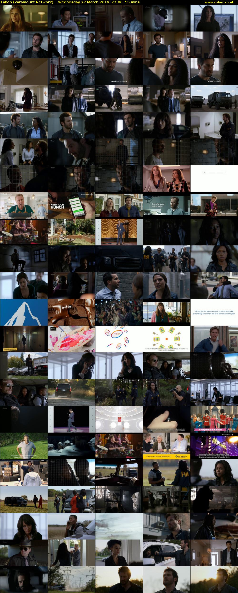 Taken (Paramount Network) Wednesday 27 March 2019 22:00 - 22:55