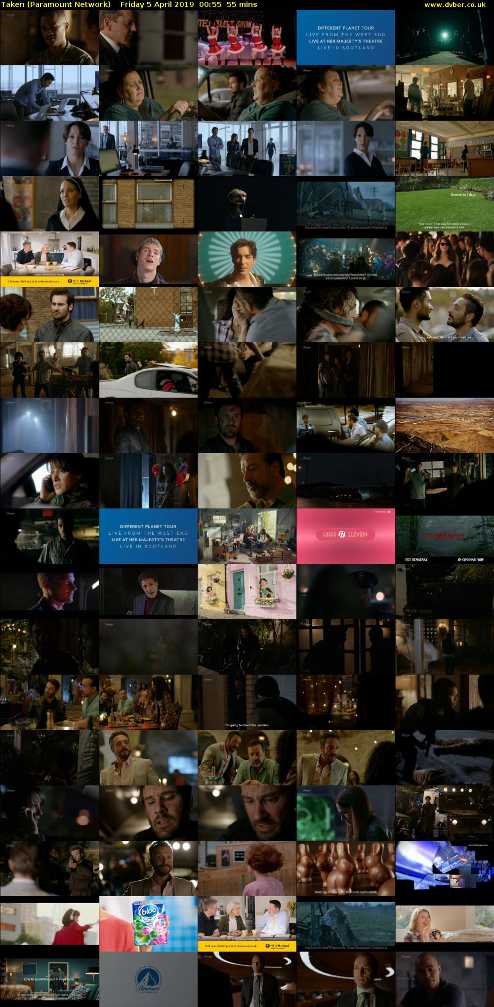 Taken (Paramount Network) Friday 5 April 2019 00:55 - 01:50
