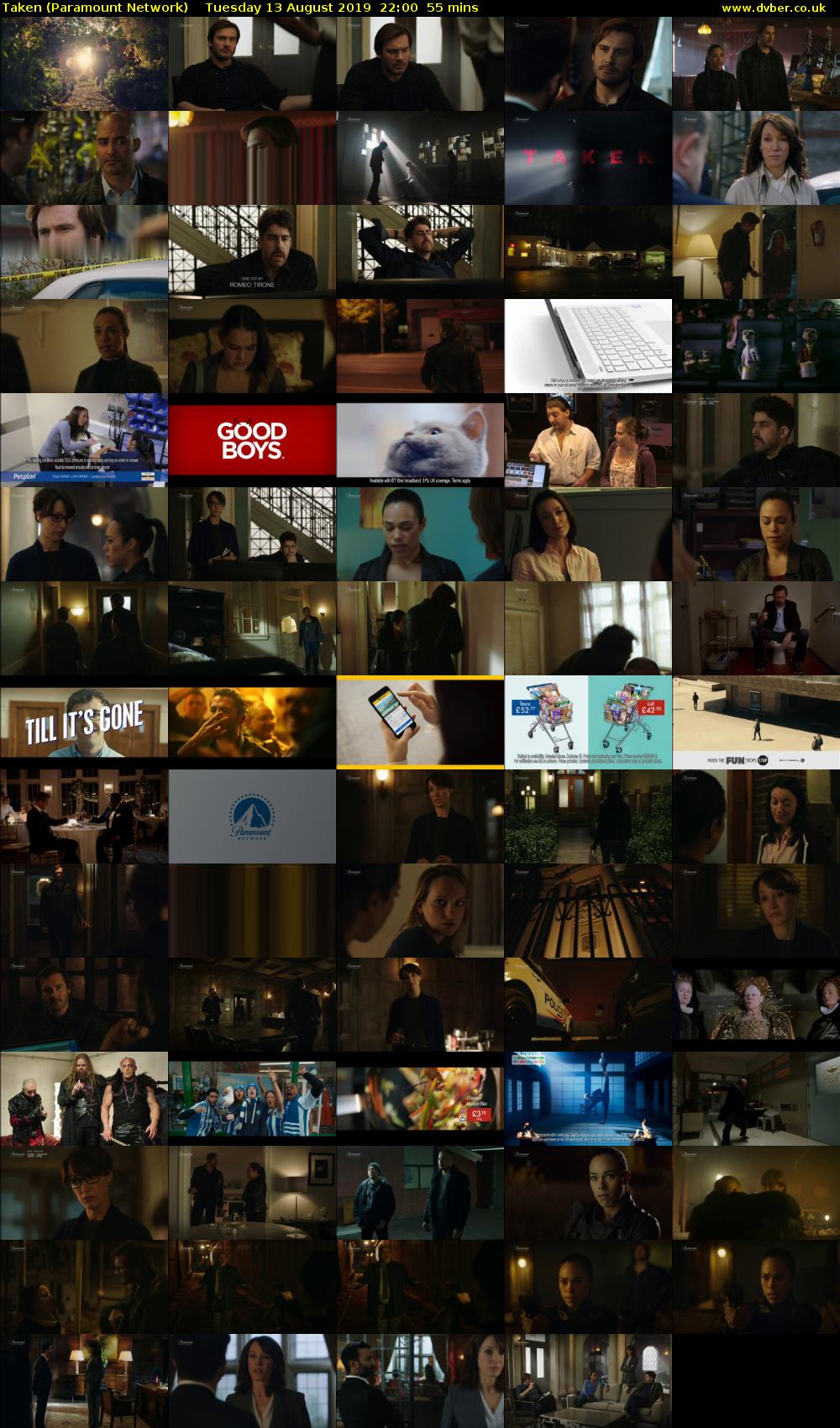 Taken (Paramount Network) Tuesday 13 August 2019 22:00 - 22:55