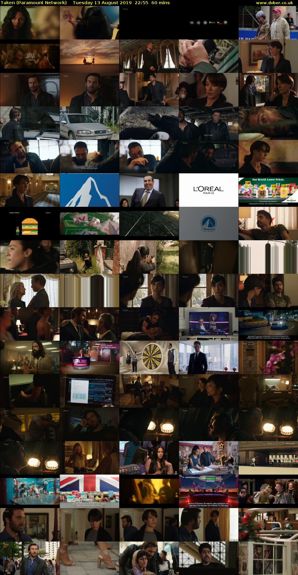 Taken (Paramount Network) Tuesday 13 August 2019 22:55 - 23:55