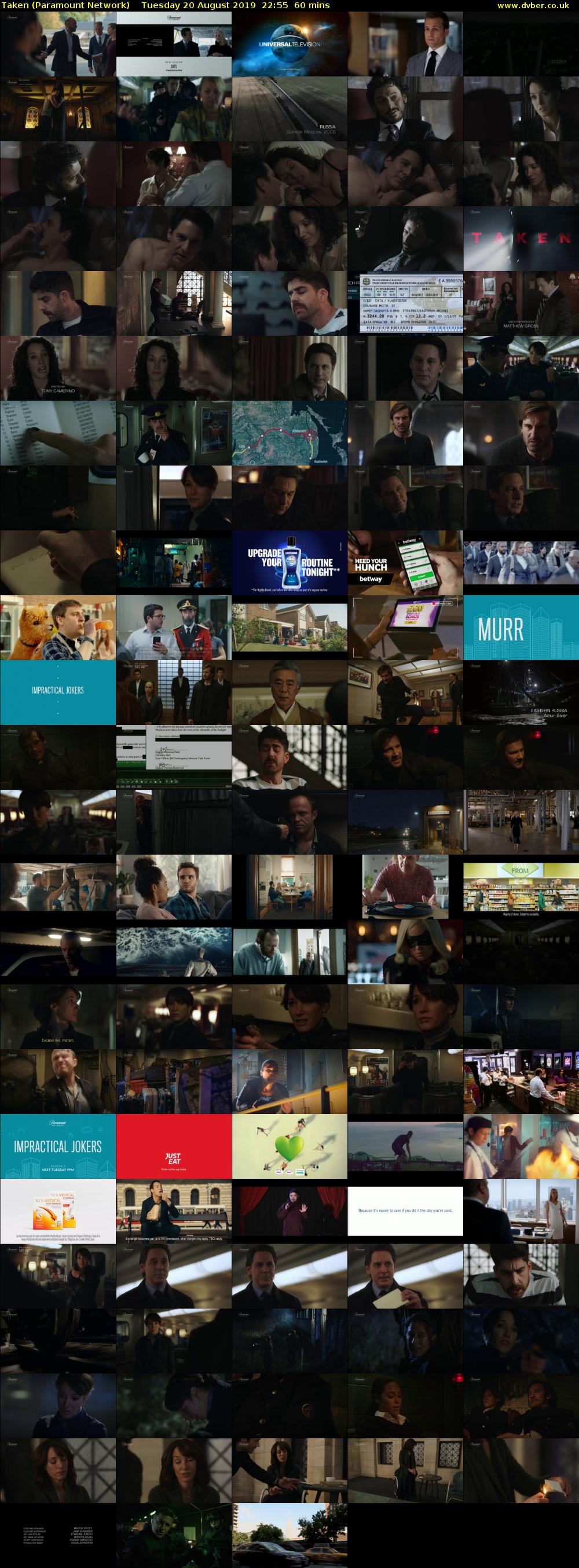 Taken (Paramount Network) Tuesday 20 August 2019 22:55 - 23:55