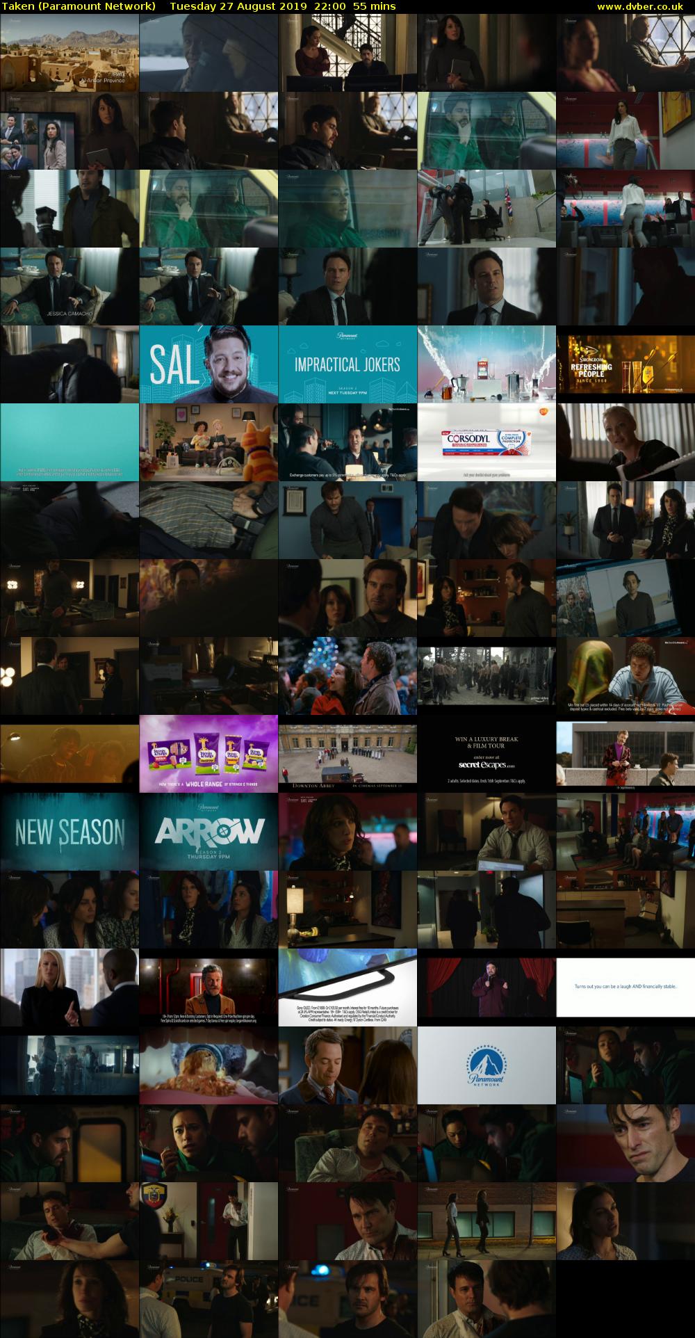 Taken (Paramount Network) Tuesday 27 August 2019 22:00 - 22:55